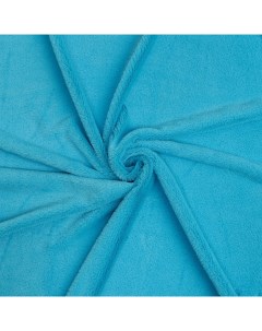 Ткань Мех на трикотажной основе 100х150 см цвет голубой Страна карнавалия