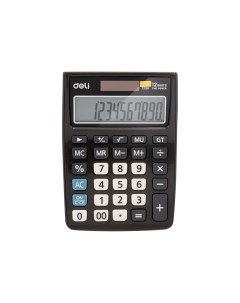 Калькулятор настольный E1238 12 разрядов черный Deli