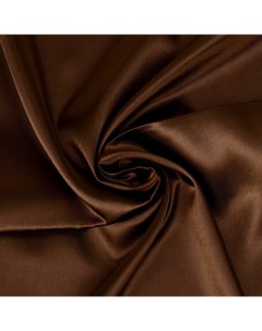 Ткань Сатин цвет коричневый 100х150см 100 п э Страна карнавалия