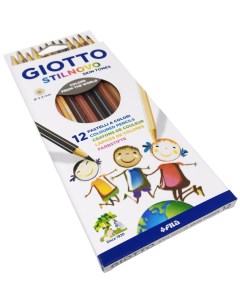 Набор цветных карандашей Stilnovo Skin Tones 257400 12 шт Giotto
