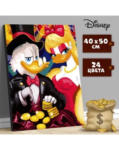 Картина по номерам Богатый Скрудж 40х50 см Disney