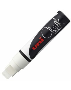 Маркер меловой UNI Chalk 15 мм белый PWE 17K WHITE 2 шт Uni mitsubishi pencil