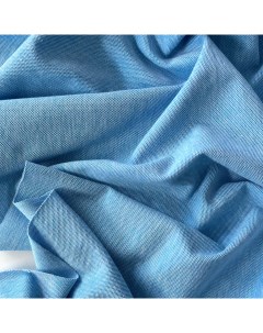 Ткань Пике голубой 07560 отрез 100x163 см Mamima fabric