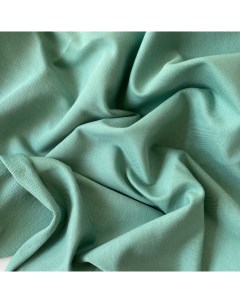 Ткань футер 2 нитка 05495 зелёный чай отрез 100x185 см Mamima fabric