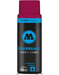 Аэрозольная краска Coversall Water Based 400 мл amaranth red 358099 Molotow
