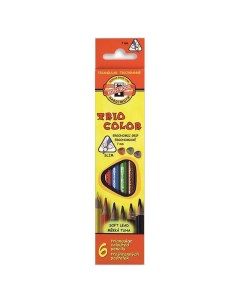 Набор цветных карандашей Triocolor 3131 6 6 цветов Koh-i-noor