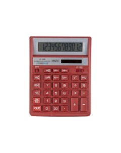 Калькулятор настольный AF 888 12 разрядов темно красный Attache