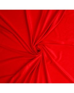 Ткань Велюр красный 100х180см Страна карнавалия