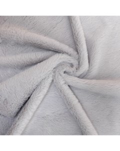 Ткань Мех на трикотажной основе 50х50 см цвет серый Страна карнавалия