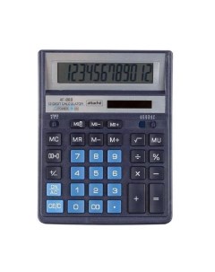 Калькулятор настольный AF 888 12 разрядов синий Attache
