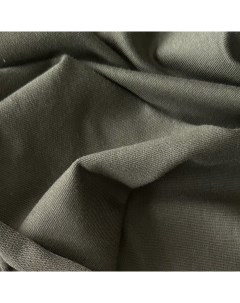 Ткань футер 2 нитка 05496 тёмный хаки отрез 100x185 см Mamima fabric