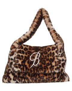 Леопардовая сумка из искуственного меха Blumarine