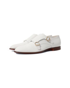 Кожаные монки Double Buckle Santoni