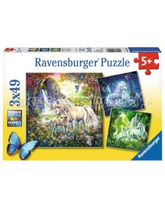 Пазл Единороги 3х49 элементов Ravensburger