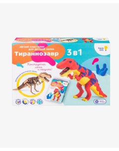 Набор для детской лепки из легкого пластилина Тираннозавр Genio kids