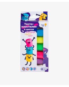 Набор для детской лепки Тесто пластилин 6 цветов Genio kids