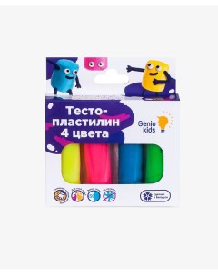 Набор для детской лепки Тесто пластилин 4 цвета Genio kids