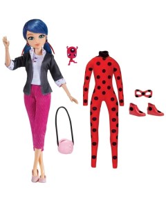 Кукла с аксессуарами Тайный супергерой Маринет Miraculous Леди баг и супер-кот
