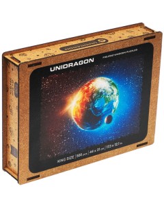 Деревянный пазл Планета Земля 500 деталей Unidragon