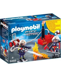 Конструктор Пожарные с водяным насосом Playmobil