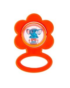 Игрушка погремушка для новорожденного Цветок Happy snail