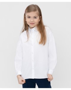 Блузка классическая белая Button blue