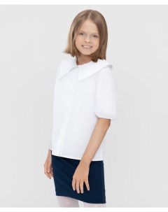 Блузка с рукавом 3 4 белая Button blue