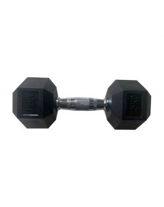 Обрезиненная гексагональная гантель 7,5кг Hex Dumbbell TF-D2017-7.5 черный Inex