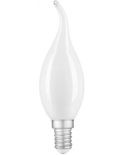 Лампа 104201109 Filament свеча на ветру 9W 590lm 3000К Е14 milky LED Gauss