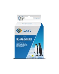 Картридж NC-PGI-2400XLY струйный PGI-2400XL Y желтый (20.4мл) для Canon MAXIFY iB4040/ МВ5040/ МВ5340 G&g