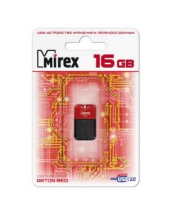 Накопитель USB 2 0 16GB ARTON 13600 FMUART16 USB 16GB ARTON красный ecopack Mirex