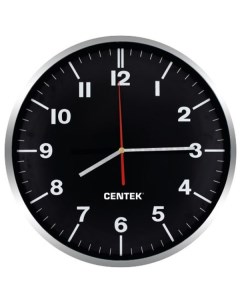 Часы настенные Centek CT 7100 Black круглые 30см CT 7100 Black круглые 30см