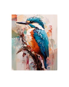 Картина на холсте Птица маслом 40x50 см Fbrush