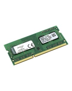 Модуль памяти DDR3 SO DIMM 1600MHz PC3 12800 CL11 4Gb KVR16S11S8 4 Kingston
