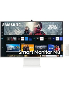 Монитор 32 Smart monitor M8 S32CM801UI VA 3840x2160 4ms HDMI USB Type C Samsung