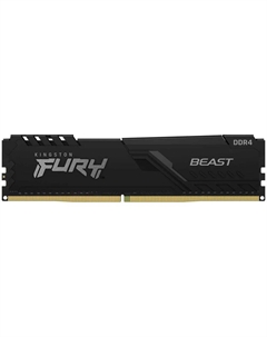 Модуль памяти DIMM 32Gb DDR4 PC25600 3200MHz Kingston Fury Beast Black (KF432C16BB/32)