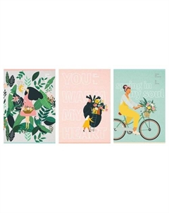 Тетрадь Мечты, 96л., А4, клетка, в ассортименте Bg