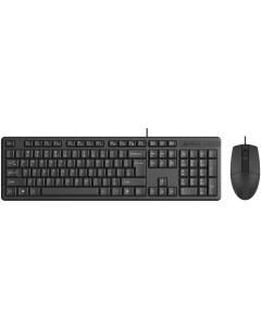Комплект мыши и клавиатуры KR 3330 черный черный A4tech