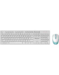 Комплект мыши и клавиатуры AUCKLAND C 987 RU white 45987 Defender