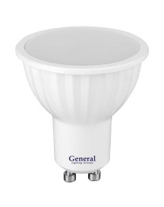 Лампа светодиодная GU10 10 Вт 230 В 4500 К свет нейтральный белый GLDEN MR16 General lighting systems
