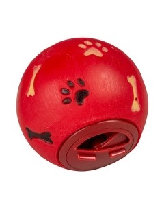 Игрушка для собак Мяч для лакомств красный 7 5см Бельгия Duvo+