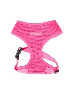 Шлейка для собак дышащая Neon Soft розовая L Южная Корея Puppia