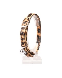 Ошейник для кошек нейлоновый Леопард тёмно коричневый 20 30см 10мм Бельгия Duvo+