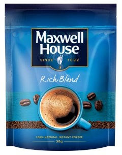 Кофе растворимый Rich Bland сублимированный 50 г Maxwell house