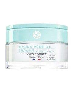 HYDRA VEGETAL 3 Насыщенный крем Интенсивное увлажнение 48ч для нормальной и сухой кожи Yves rocher
