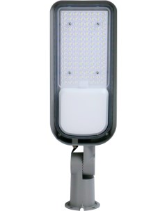 Уличный консольный светильник светодиодный 100W 6400K серый Feron