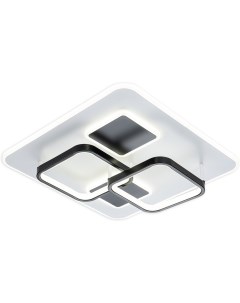 Потолочная люстра Module 10235 4 SQUARE LED 105W Black White Escada