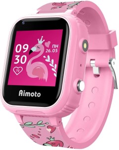 Смарт часы Aimoto Pro 1 44 IPS розовый 8100821 Кнопка жизни