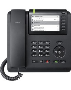 VoIP телефон CP600E 1 линия 1 SIP аккаунт монохромный дисплей PoE черный L30250 F600 C433 Unify