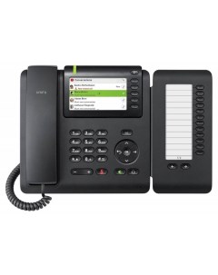 VoIP телефон CP600 1 линия 1 SIP аккаунт цветной дисплей PoE черный L30250 F600 C428 Unify
